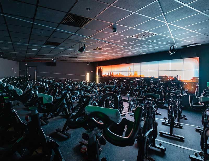 FirstLight Londons new Cycling Boutique Studio using light as a motivator